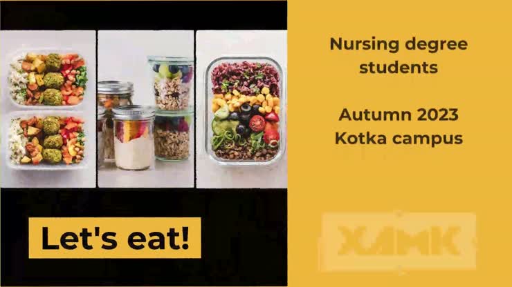 Let's Eat! Autumn 2023 | 1st-year Nursing Degree Students